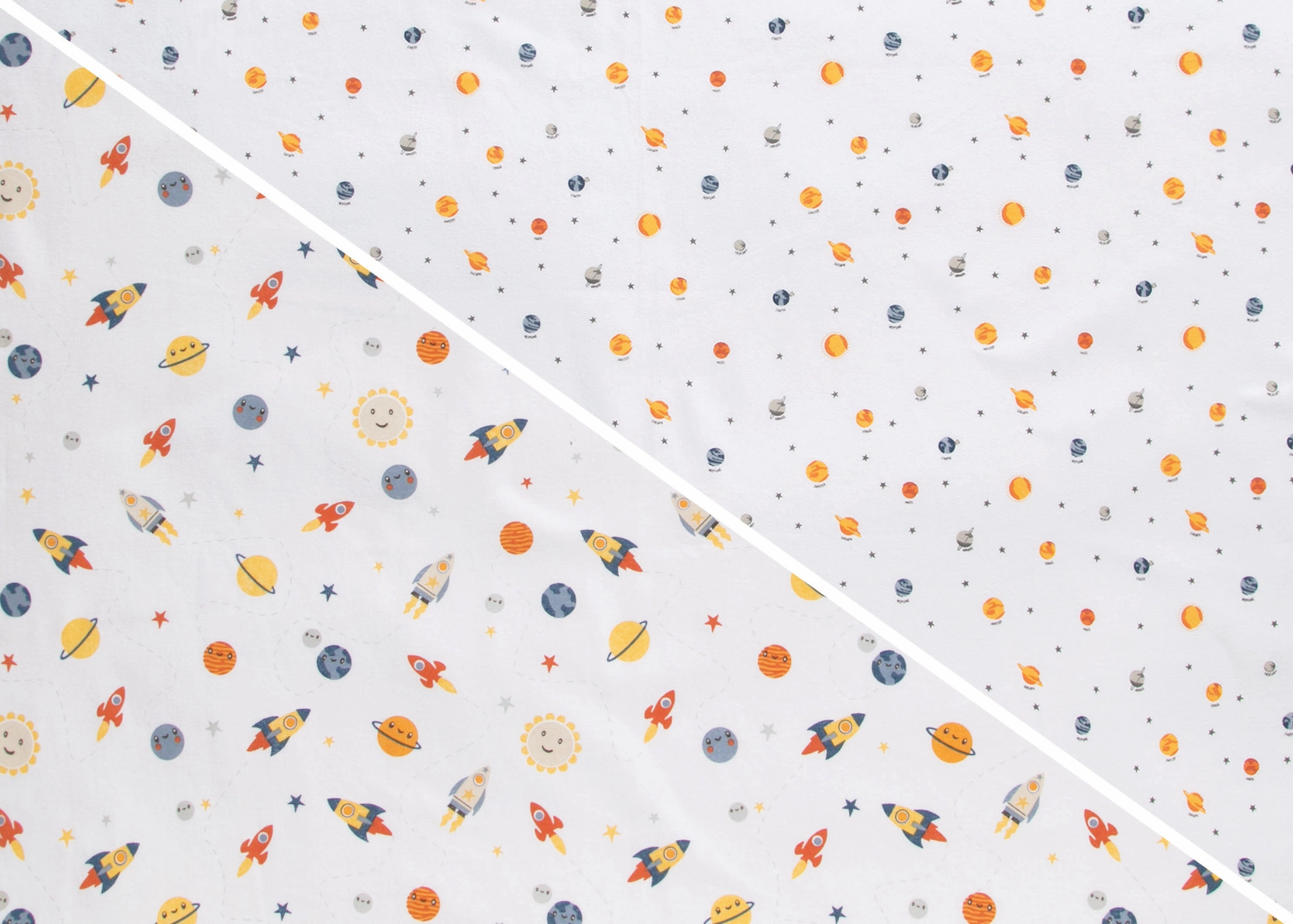 100% Cotton Flannel Baby Receiving Blankets - 2 Pack