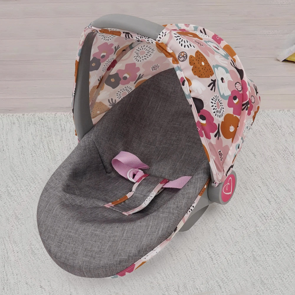 509 Crew Melange Flora 3-in-1 Doll Car Seat - Vibrant Play Accessory for Kids 3 