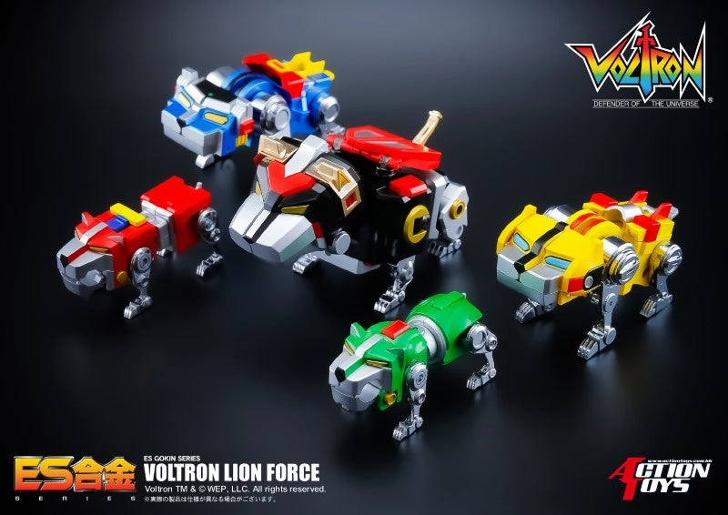 Action Toys ES Gokin ES-25 Voltron: Defender of the Universe Voltron Lion Force Die-Cast Action Figure