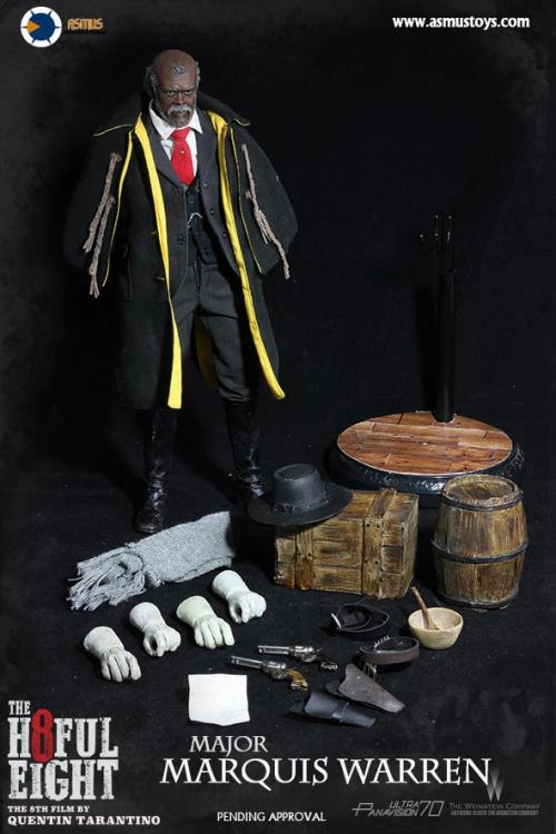 Asmus 1/6 The Hateful Eight "The Bounty Hunter" Major Marquis Warren Sixth Scale Figure