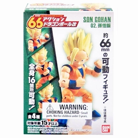 Bandai 66 Action Dash Dragon Ball Z Super Saiyan 2 Gohan Action Figure