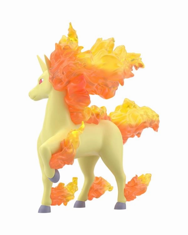 Bandai Pokemon Scale World Kanto Region Blaine, Rapidash and Magmar (Katsura, Gallop and Boober) 3-Pack Trading Figure Set