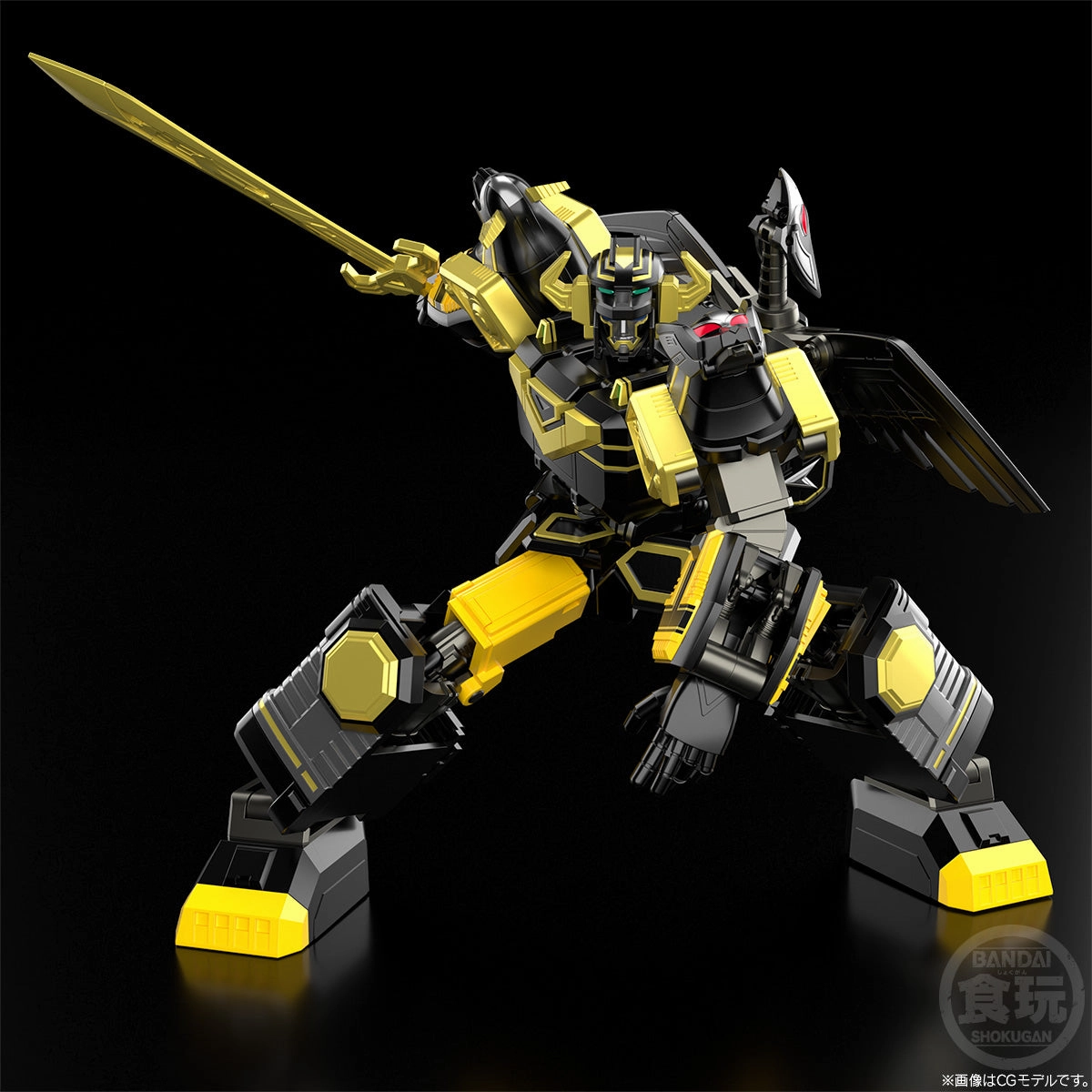 Bandai Shokugan Modeling Project SMP Seijuu Sentai Gingaman GingaiOh (Black Ver.) Model Kit Set