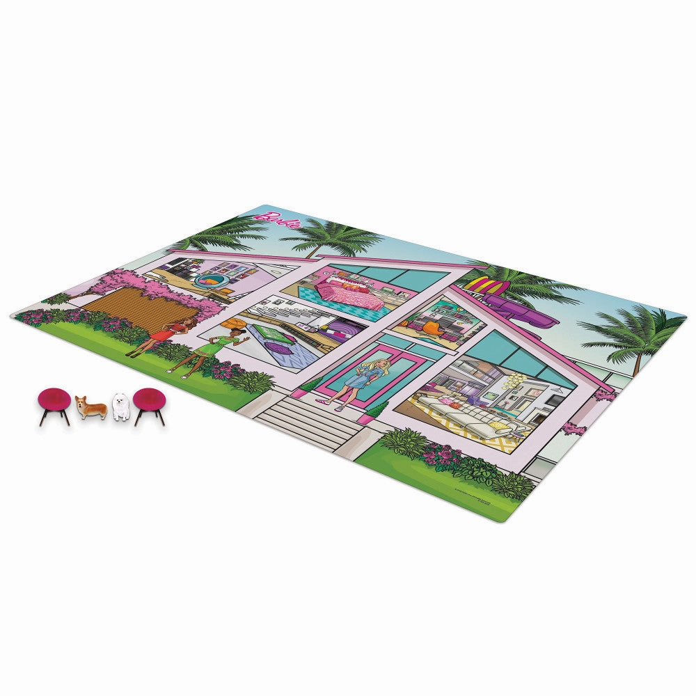 Barbie Dream House Jumbo Imaginmat with Playful Pups