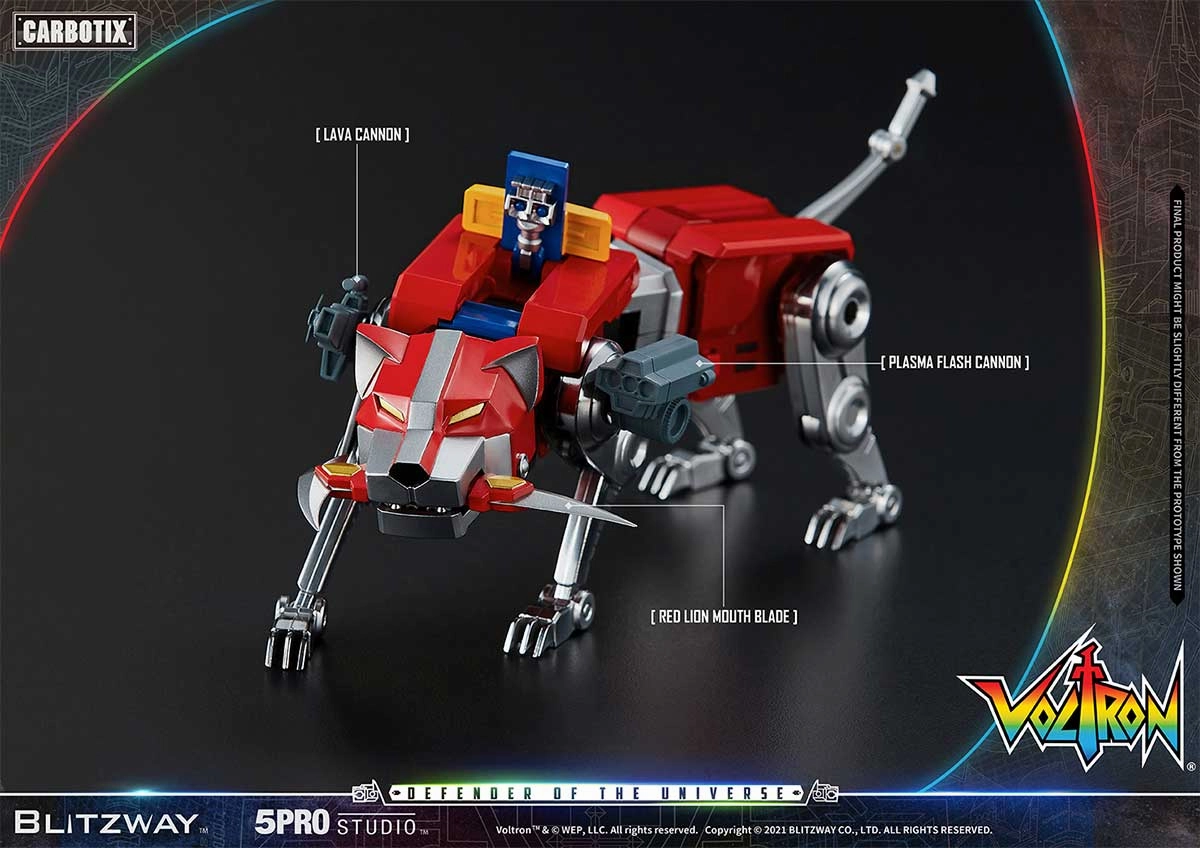 Blitzway Voltron: Defender of the Universe - 5Pro Studio CARBOTIX Series - Voltron