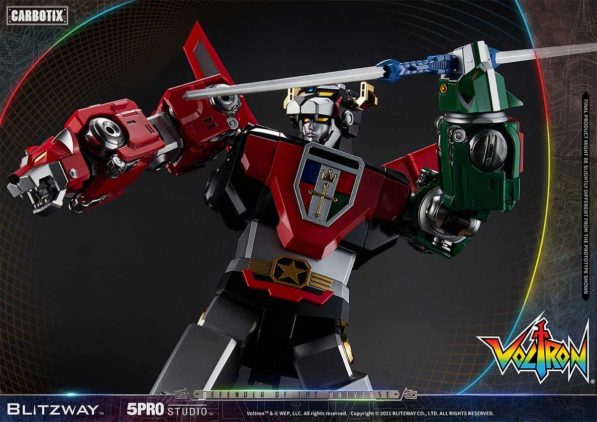 Blitzway Voltron: Defender of the Universe - 5Pro Studio CARBOTIX Series - Voltron