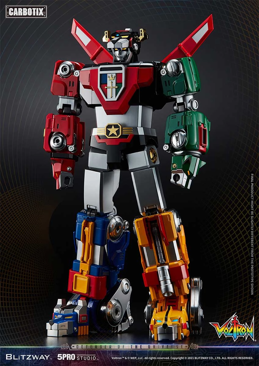 Blitzway Voltron: Defender of the Universe - 5Pro Studio CARBOTIX Series - Voltron