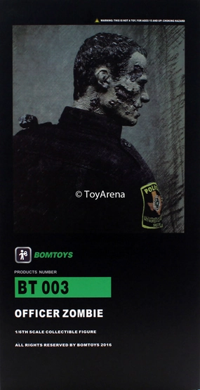 Bomtoys 1/6 BT003 Officer Zombie Sixth Scale Action Figure