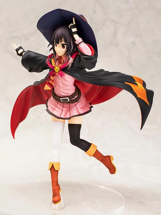 Chara-Ani 1/7 KonoSuba Megumin School Uniform Ver. Scale Statue Figure PVC