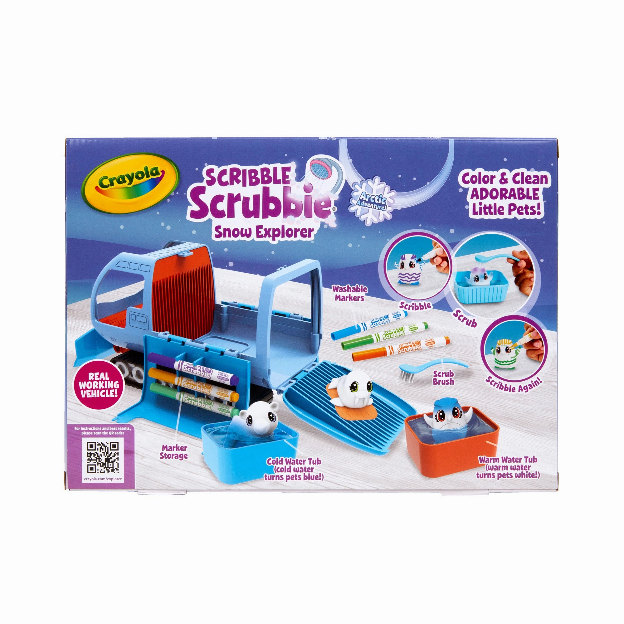 Crayola Scribble Scrubbie Pets Arctic Snow Explorer Set