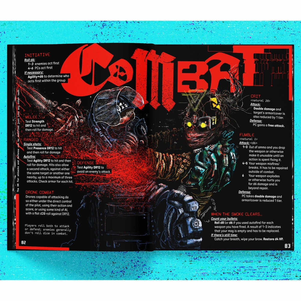 CY_BORG Core Rulebook - SciFi RPG Hardback Edition