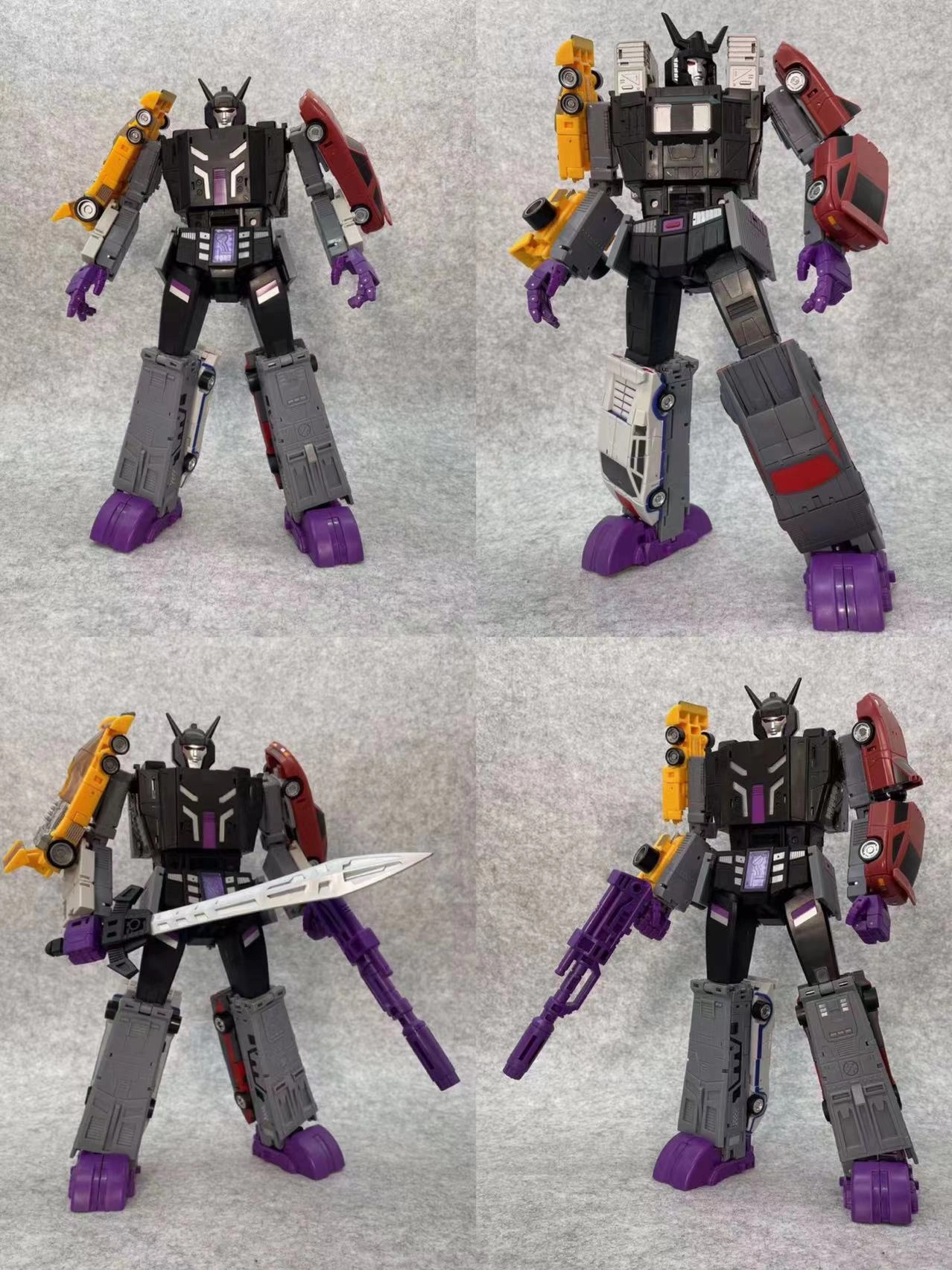 Deformed Automan BW-001 002 003 Fast Pioneer Car Masters Set