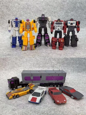 Deformed Automan BW-001 002 003 Fast Pioneer Car Masters Set