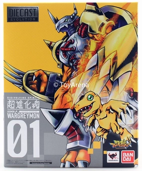 Digivolving Spirits 01 Agumon Wargreymon Digimon Adventure Action Figure