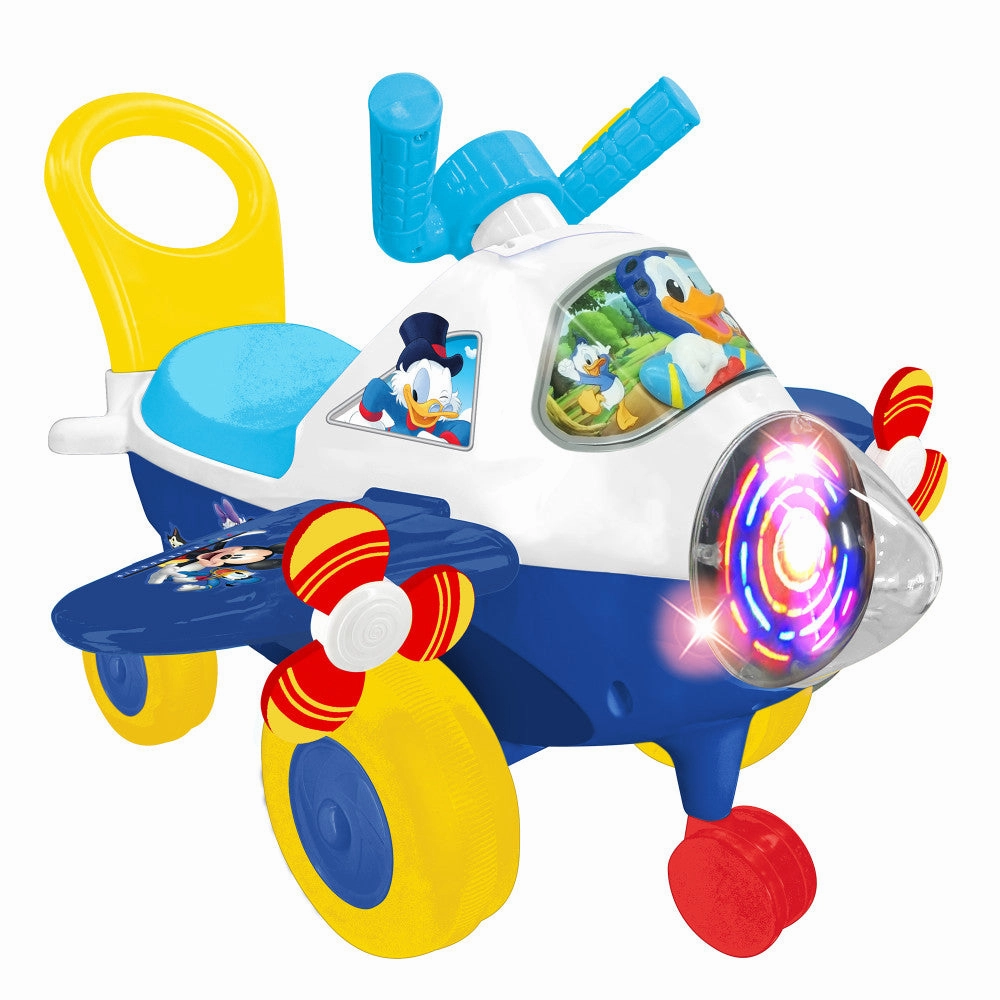 Disney - Kiddieland Donald Duck Activity Plane - Light & Sound Foot-To-Floor Vehicle