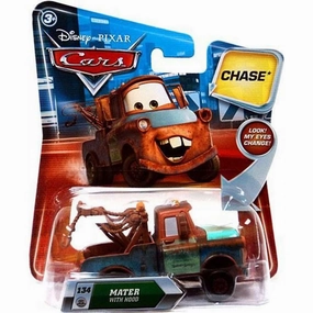 Disney Pixar CARS Movie 1:55 Die Cast Mater with Hood (Chase) w/ Lenticular Eyes!