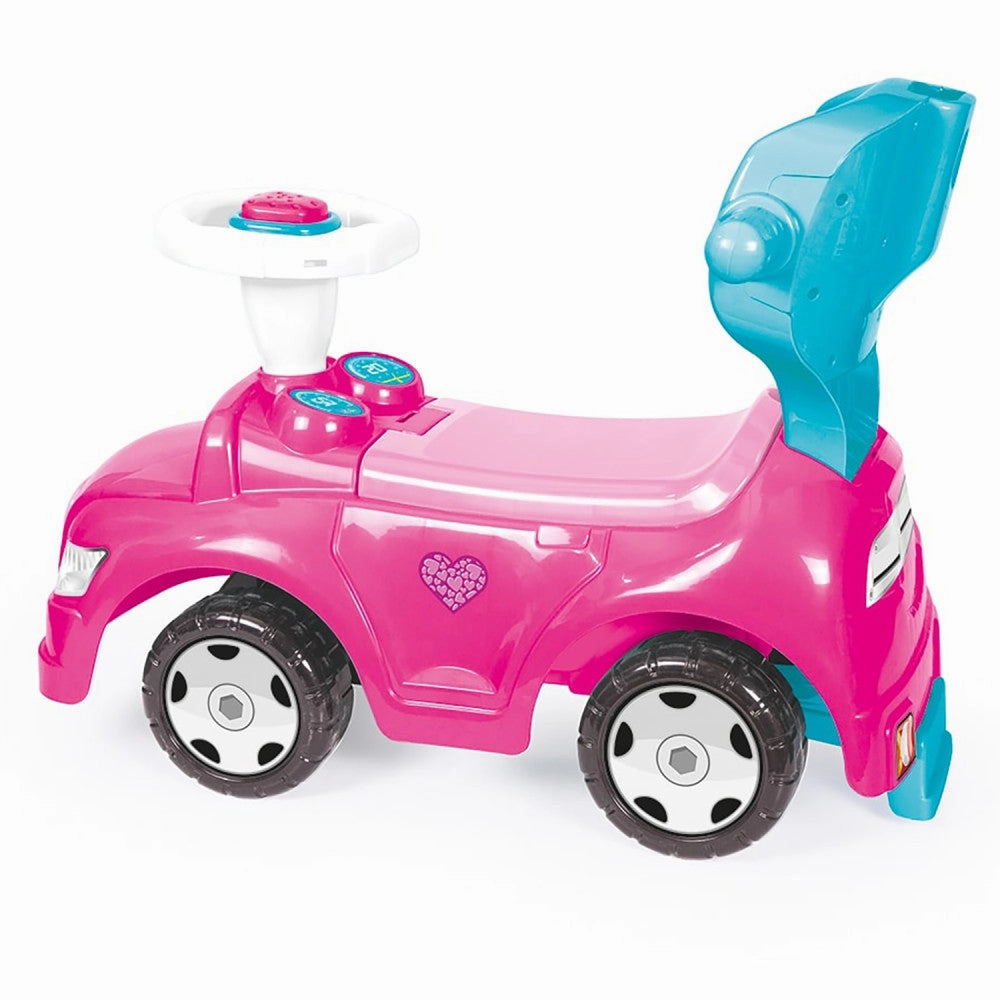 Dolu - Unicorn & Pink Ride On Car - 4-in-1 Versatility