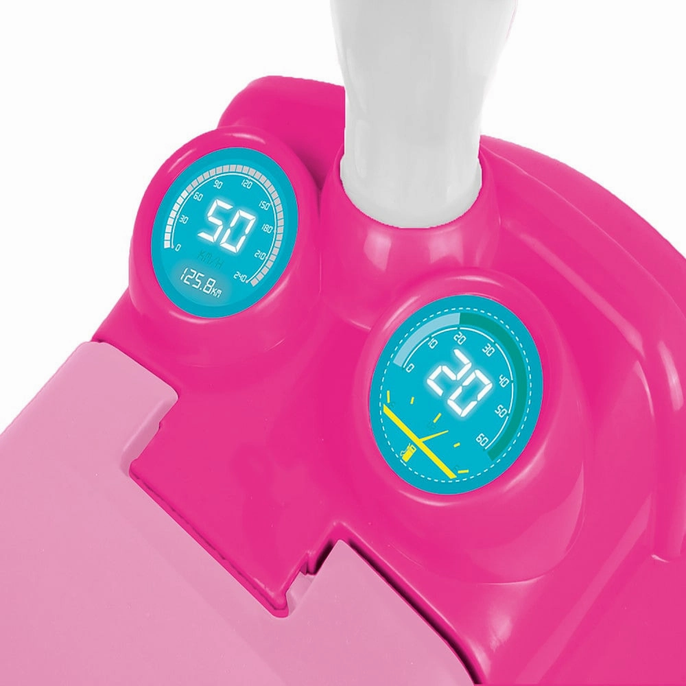 Dolu - Unicorn & Pink Ride On Car - 4-in-1 Versatility