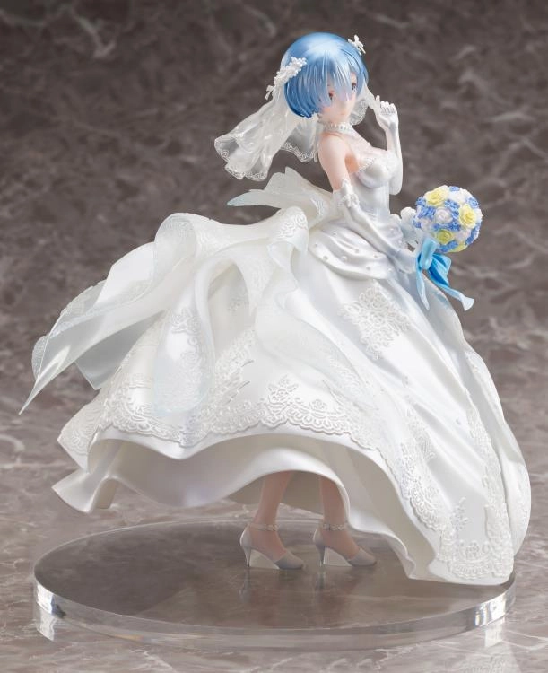 Furyu F:Nex 1/7 Re:Zero Starting Life in Another World Rem (Wedding Dress) Scale Statue Figure