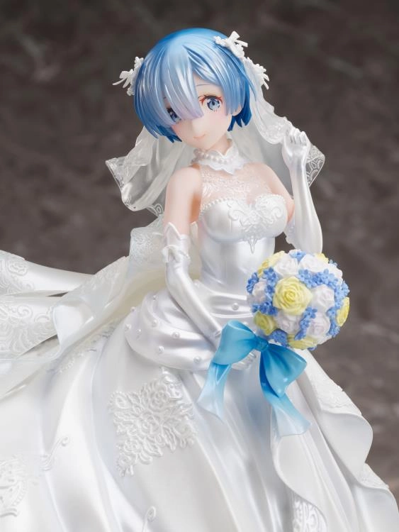 Furyu F:Nex 1/7 Re:Zero Starting Life in Another World Rem (Wedding Dress) Scale Statue Figure