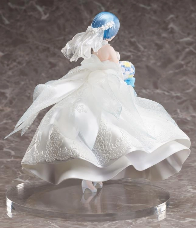 Furyu F:Nex 1/7 Re:Zero Starting Life in Another World Rem (Wedding Dress) Scale Statue Figure