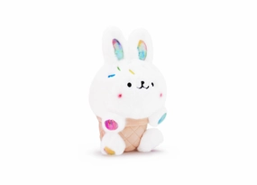 Geoffrey's Toy Box 10 inch Bunny Ice Cream Cone Plush - Sprinkle Accents
