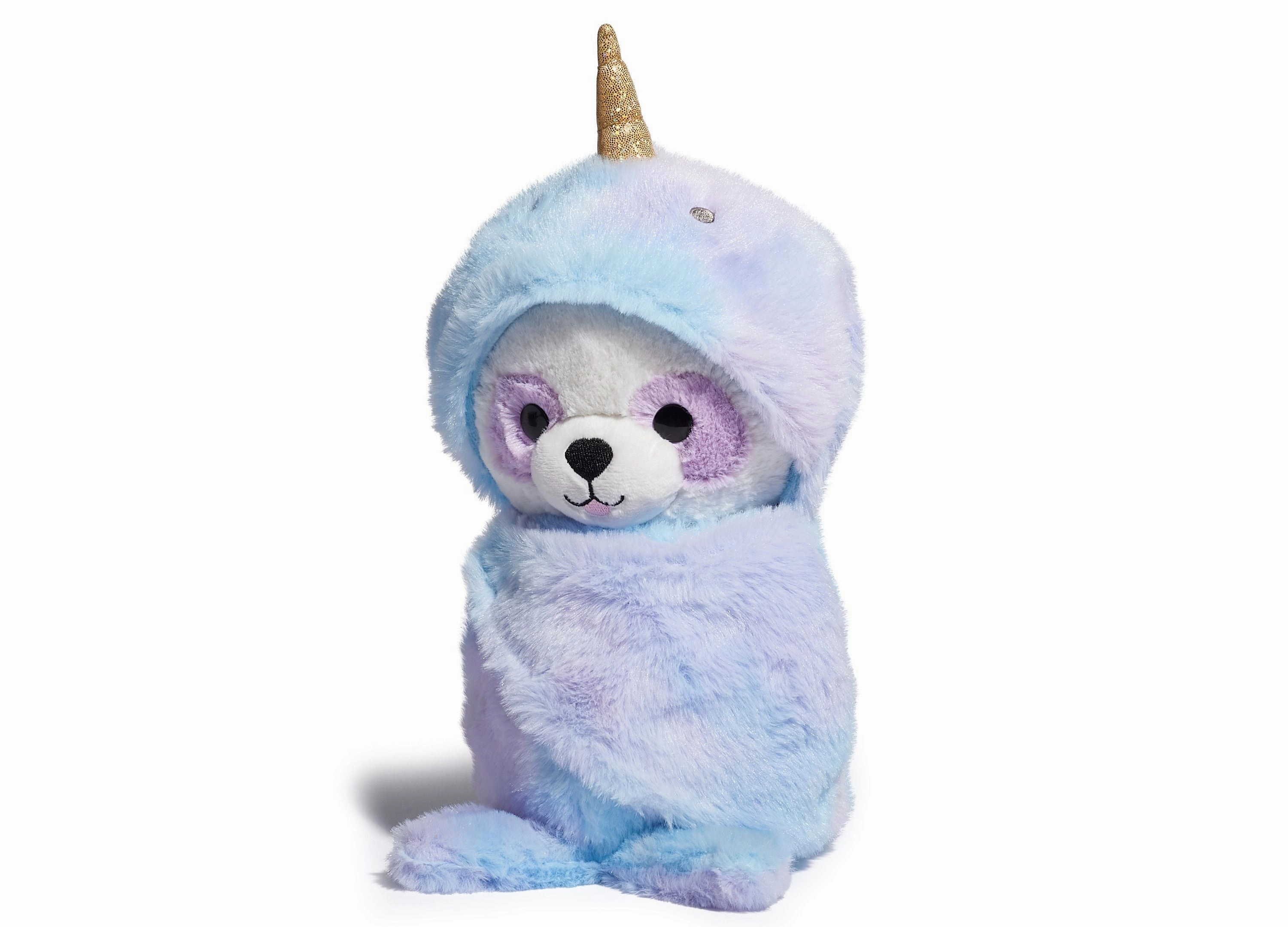 Geoffrey's Toy Box 10 inch Cozie Friends Panda Narwhal Plush - Exclusive to Macy's