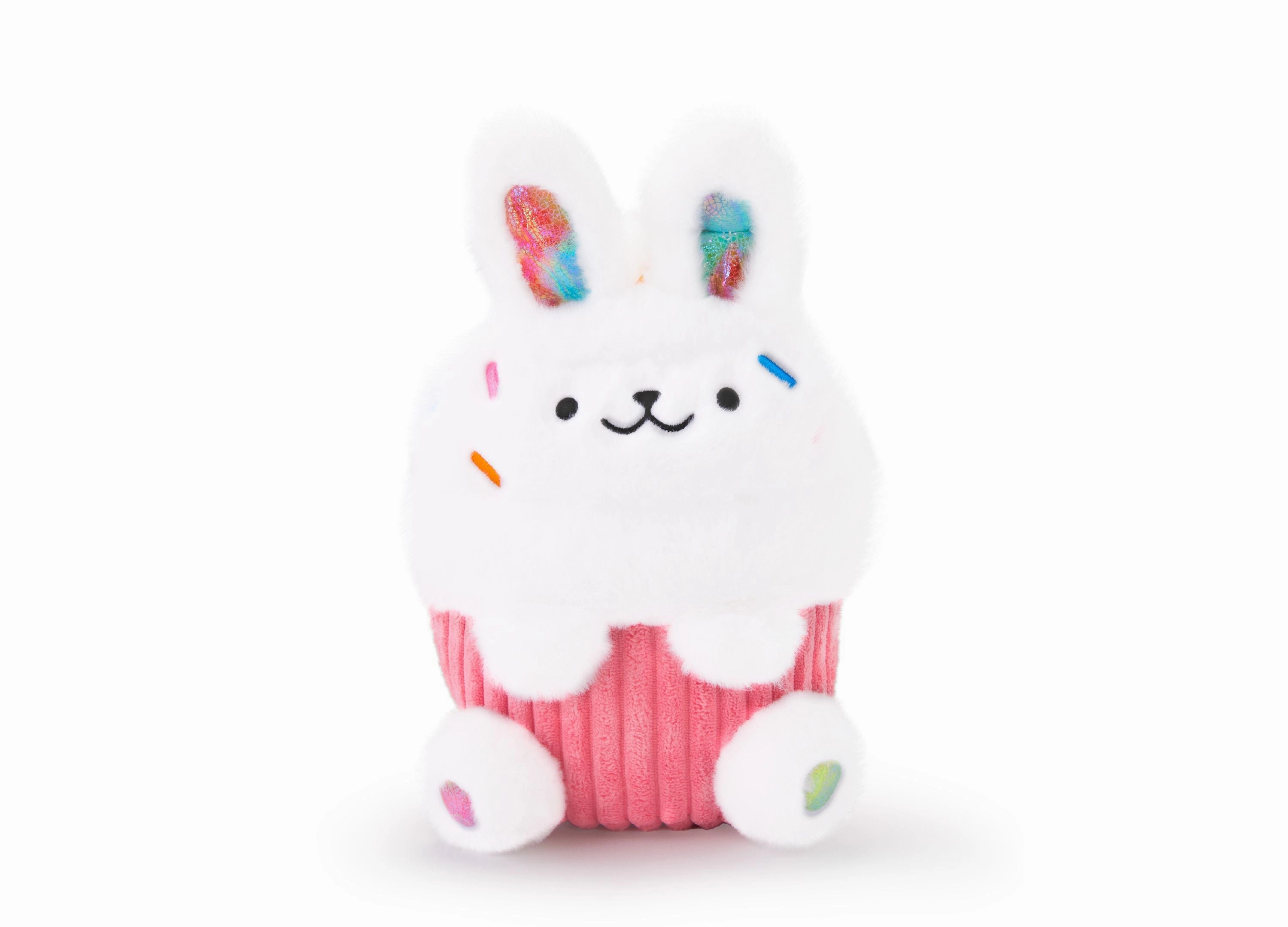 Geoffrey's Toy Box 10-Inch Cupcake Bunny Soft Plush
