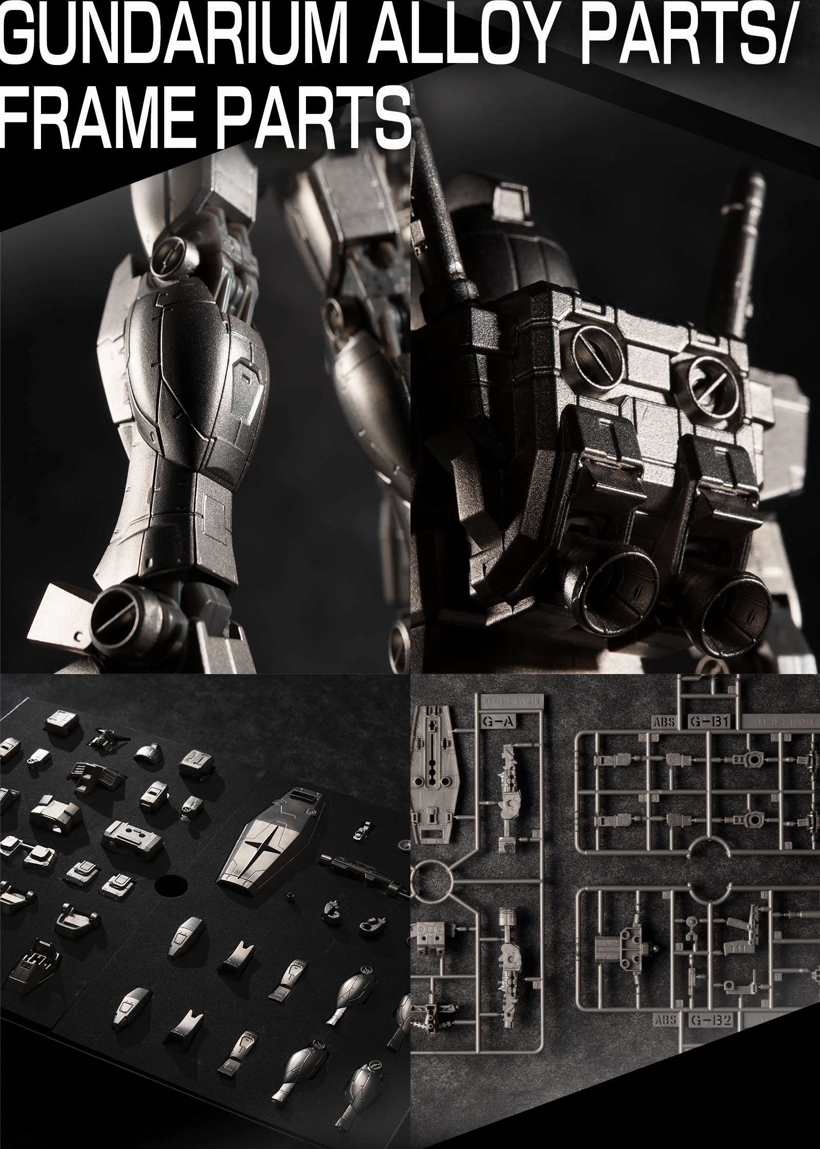 Gundam 1/144 Gundarium Alloy RX-78-2 Gundam Alloy Model Kit Limited Edition Exclusive RARE