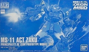 Gundam 1/144 HG The Origin MS-11 Act Zaku Model Kit Bandai Exclusive