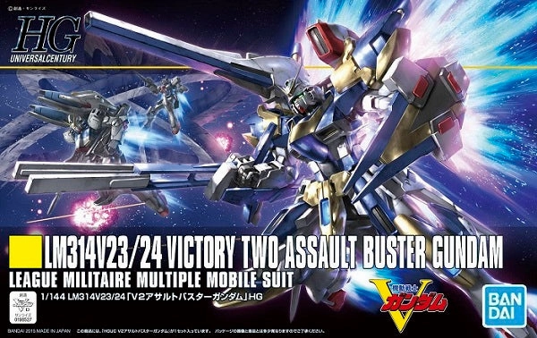 Gundam 1/144 HGUC #189 Victory Gundam LM314V23/24 Victory Two Assault-Buster Gundam Model Kit