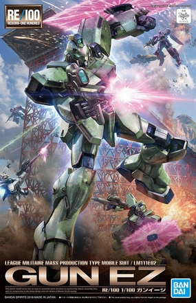 Gundam RE/100 #011 LM111E02 Gun EZ Victory Gundam Model Kit