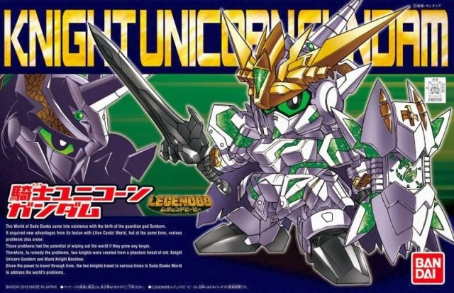 Gundam SD BB #385 Legend Knight Unicorn Gundam Model Kit