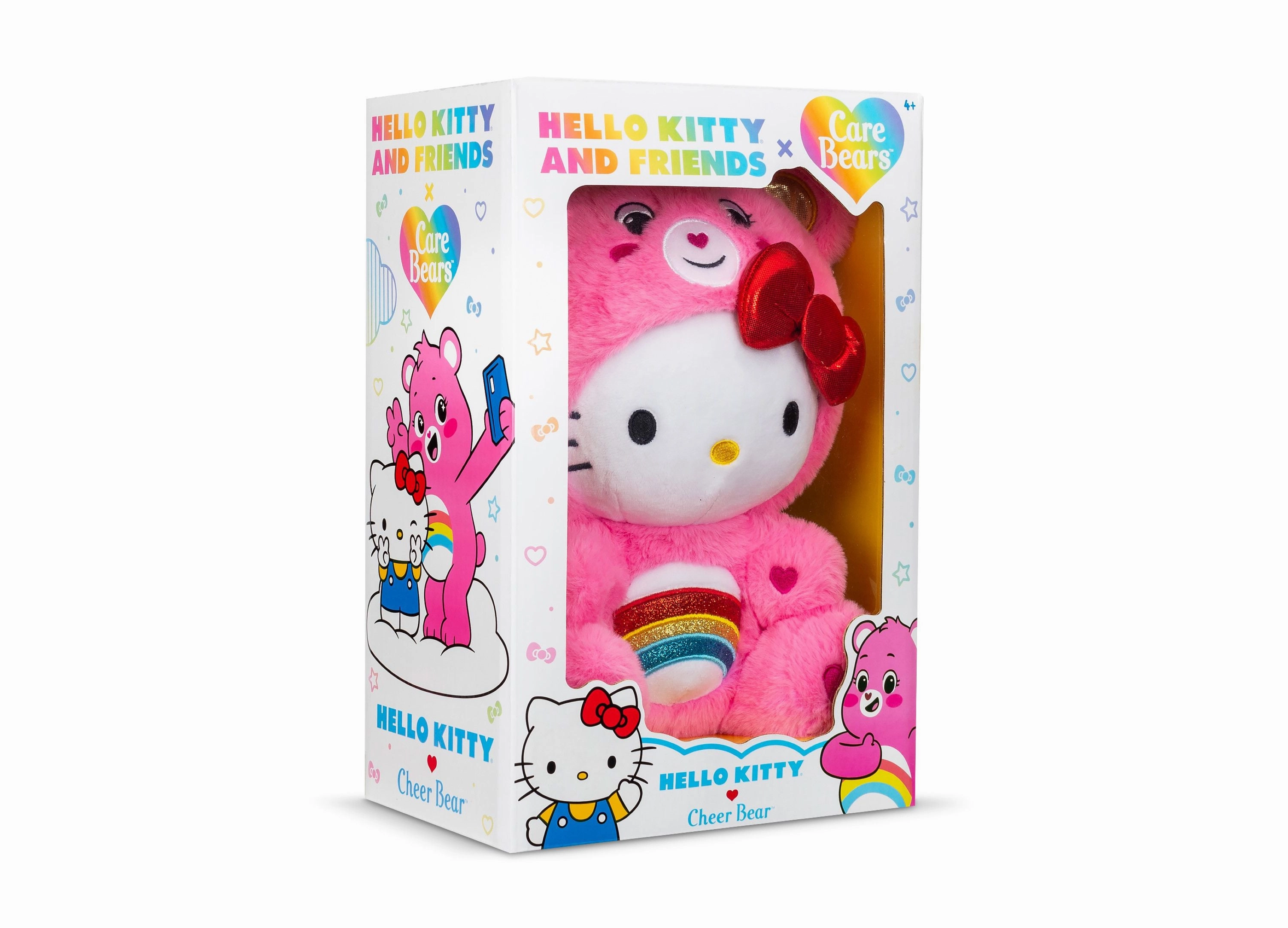 Hello Kitty Care Bears 10 inch Cheer Bear Plush Toy