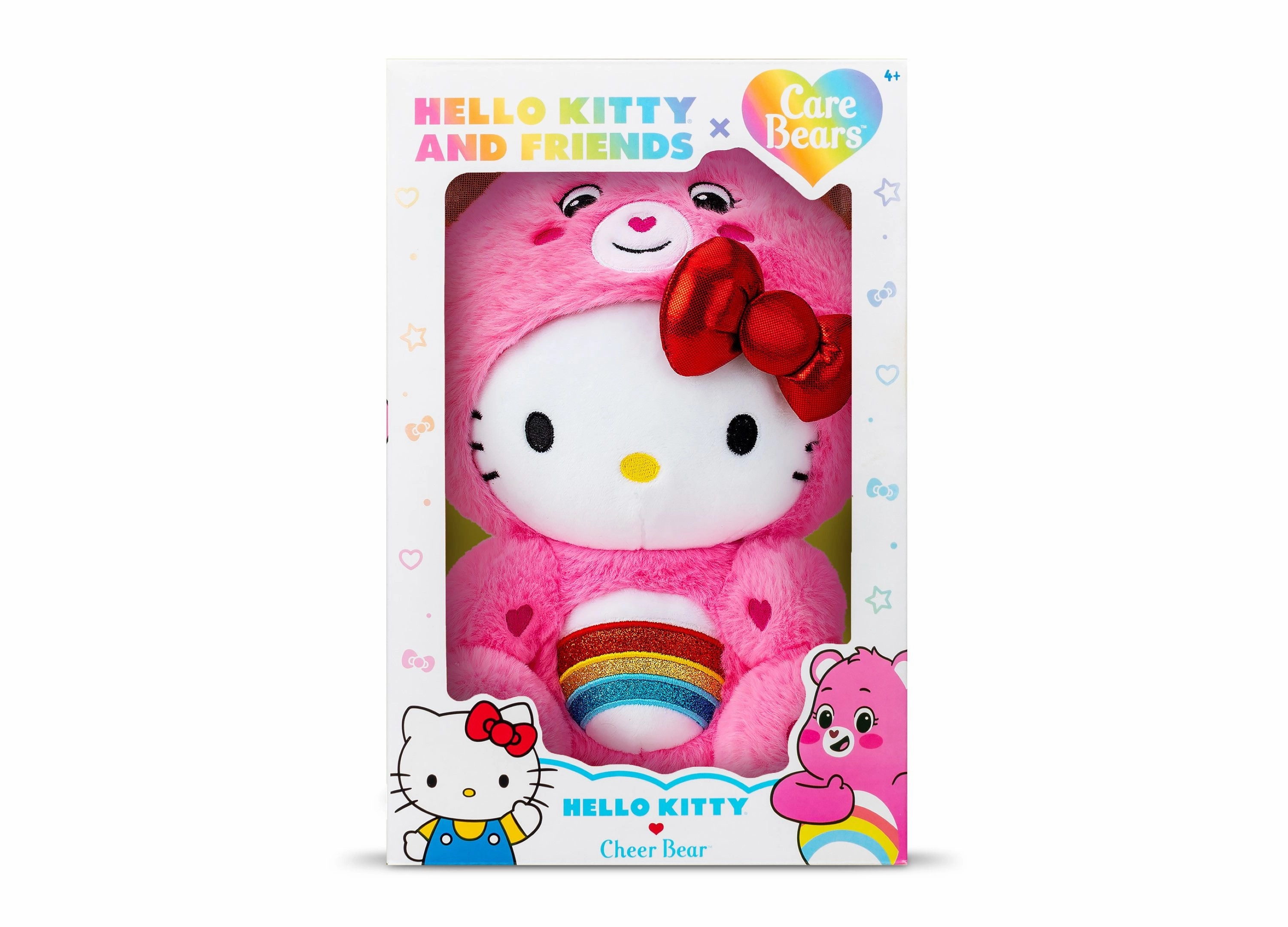Hello Kitty Care Bears 10 inch Cheer Bear Plush Toy