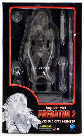 Hiya Toys 1/18 Predator 2 PX Exclusive City Hunter Predator (Invisible) Action Figure