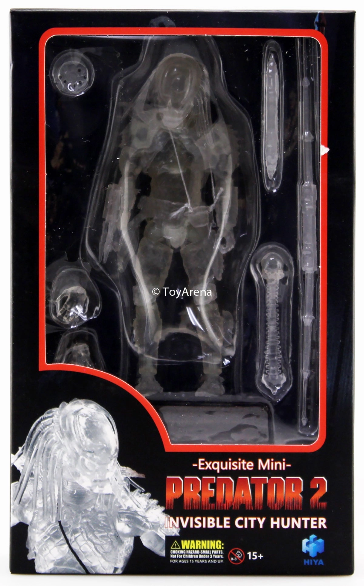 Hiya Toys 1/18 Predator 2 PX Exclusive City Hunter Predator (Invisible) Action Figure
