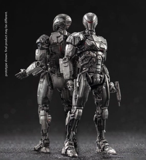Hiya Toys 1/18 RoboCop 2014 PX Exclusive EM-208 Enforcement Droid Two-Pack Action Figure