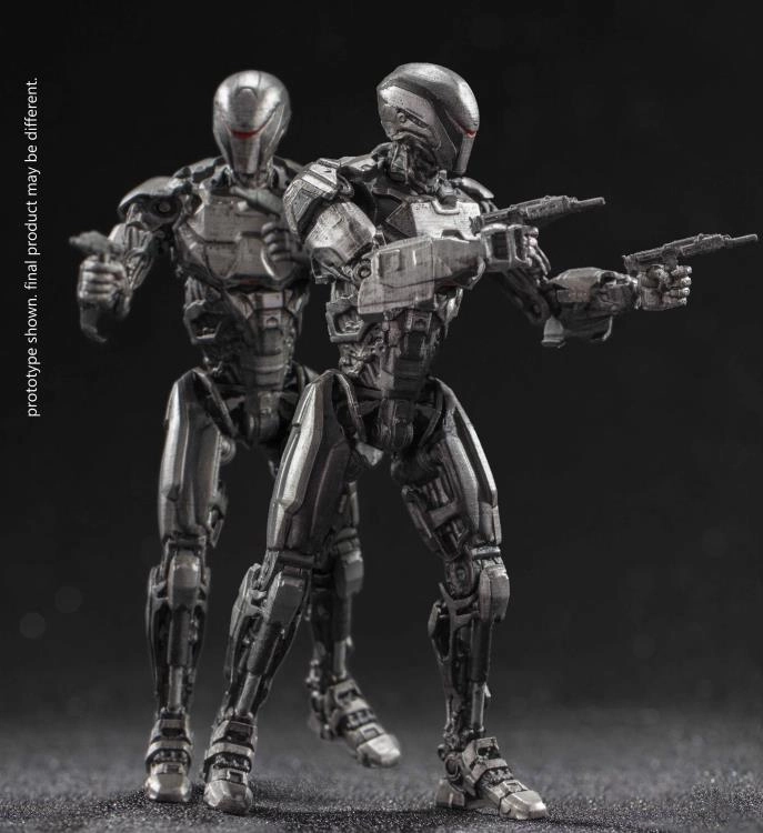 Hiya Toys 1/18 RoboCop 2014 PX Exclusive EM-208 Enforcement Droid Two-Pack Action Figure