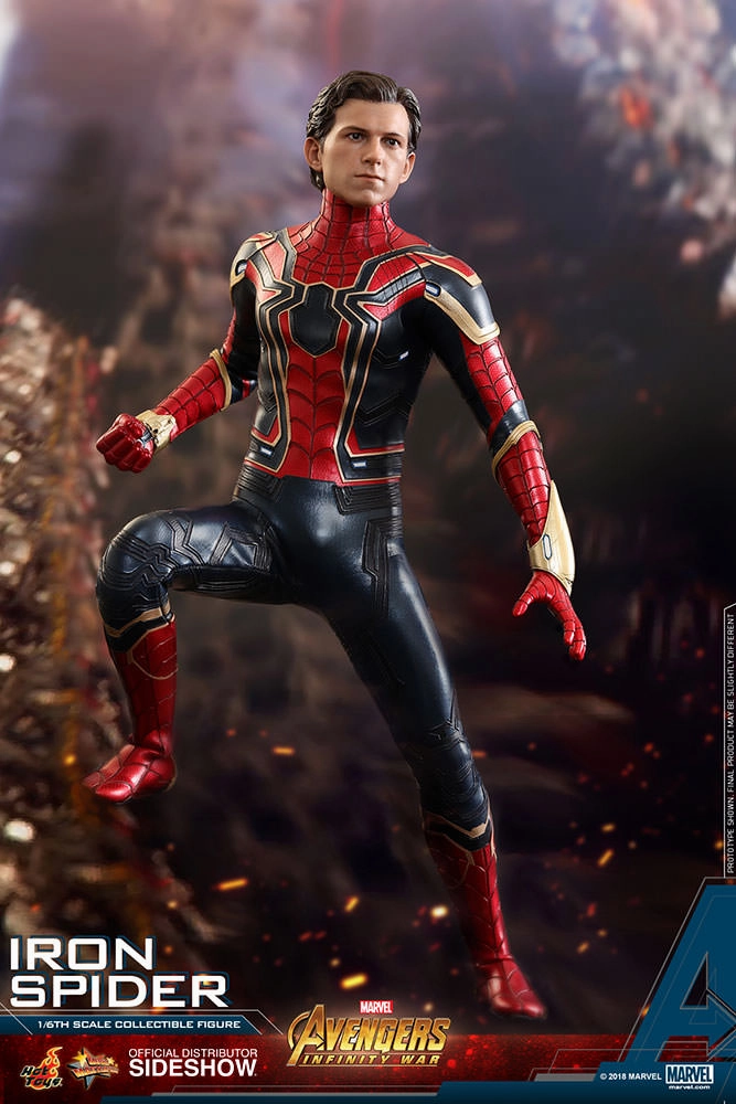 Hot Toys 1/6 Avengers Infinity War Iron Spider Sixth Scale Figure MMS482