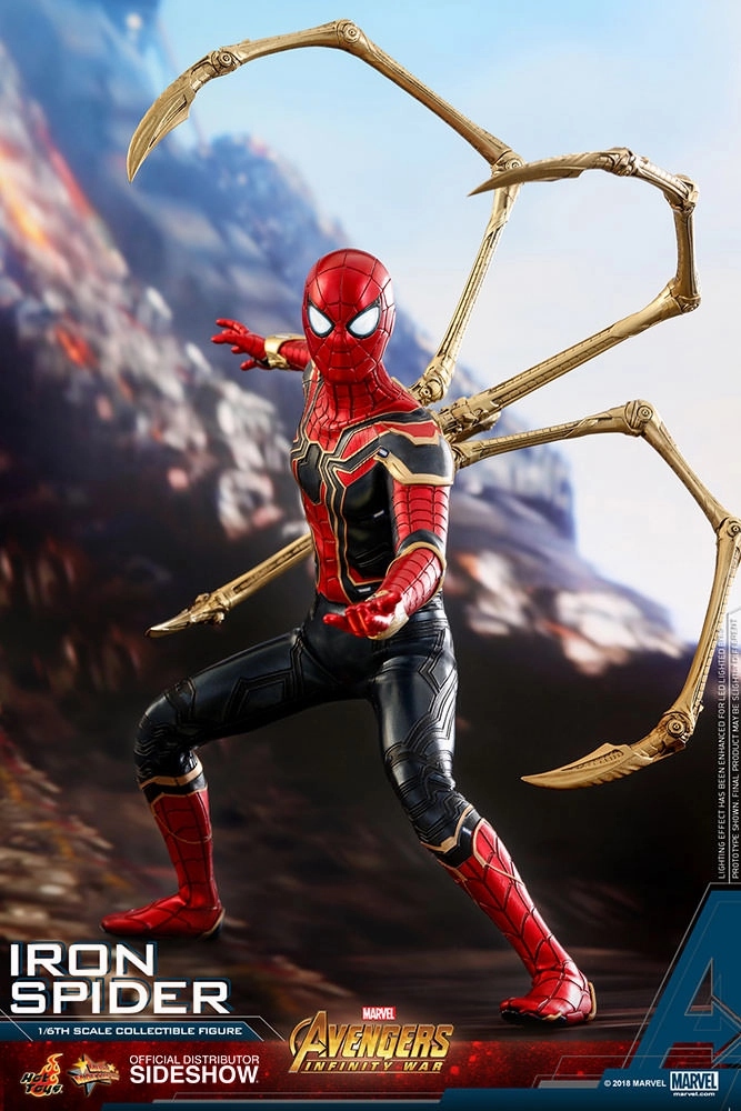 Hot Toys 1/6 Avengers Infinity War Iron Spider Sixth Scale Figure MMS482