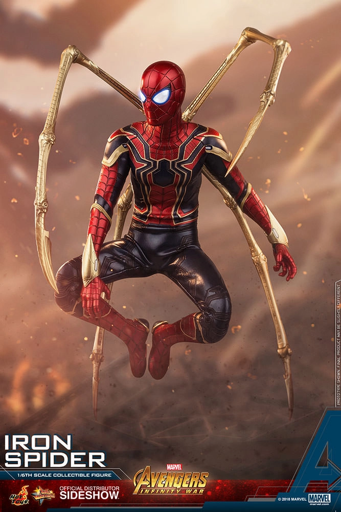 Hot Toys 1/6 Avengers Infinity War Iron Spider Sixth Scale Figure MMS482