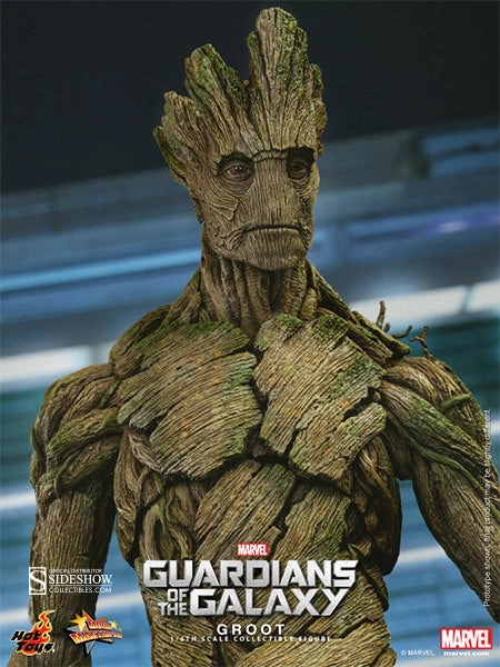 Hot Toys 1/6 Guardians of the Galaxy Movie Masterpiece Series Groot Sixth Scale Figure MMS253