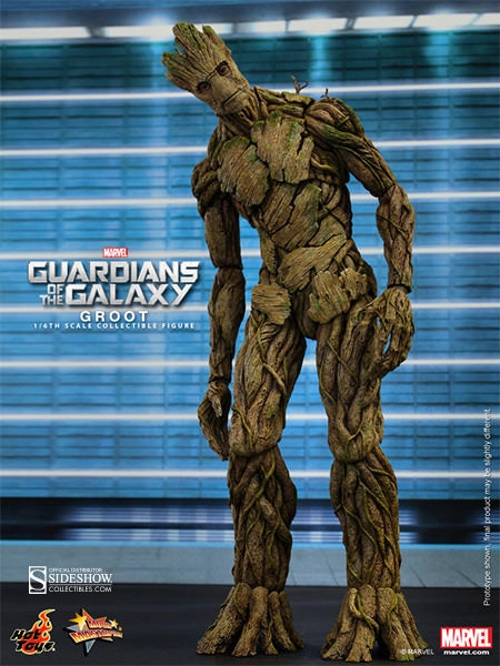 Hot Toys 1/6 Guardians of the Galaxy Movie Masterpiece Series Groot Sixth Scale Figure MMS253
