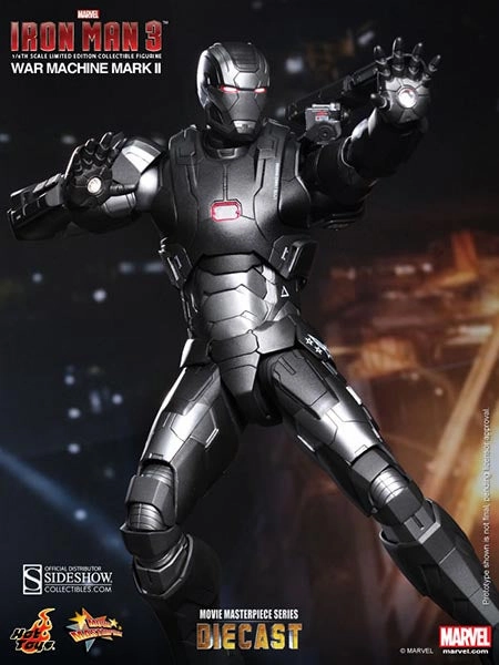 Hot Toys 1/6 Iron Man 3 War Machine Mark II Diecast Iron Man Sixth Scale Figure MMS198-D03