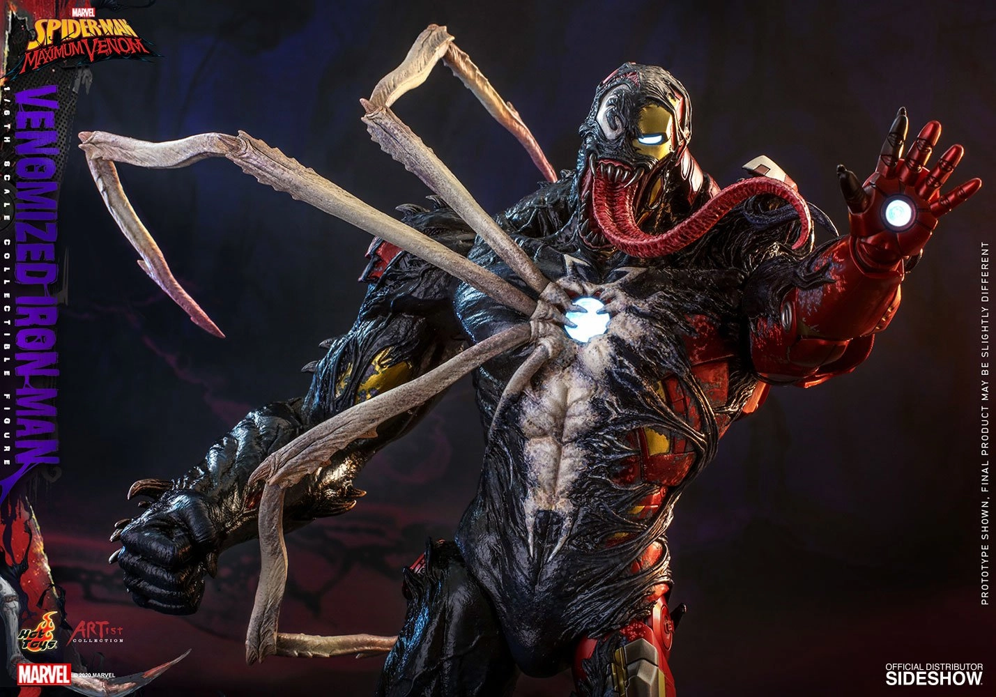 Hot Toys 1/6 Scale Figure - Venomized Iron Man (Spider-Man: Maximum Venom)