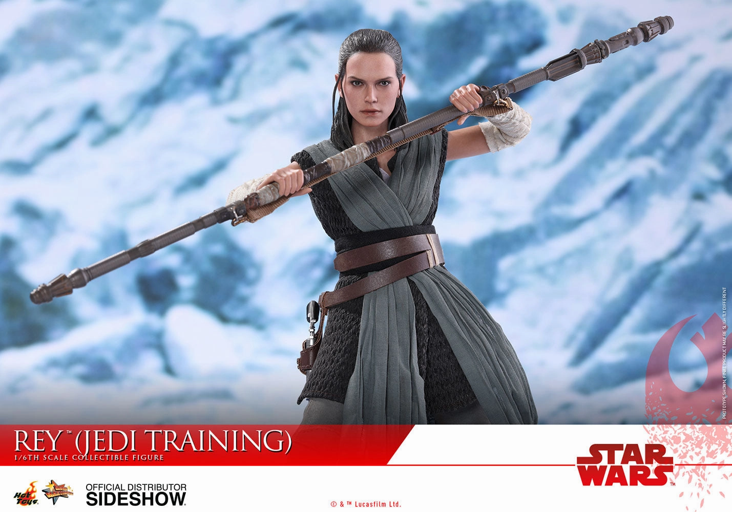 Hot Toys 1/6 Star Wars Episode VIII The Last Jedi Rey: Jedi Training Ver. Sixth Scale Figure MMS446