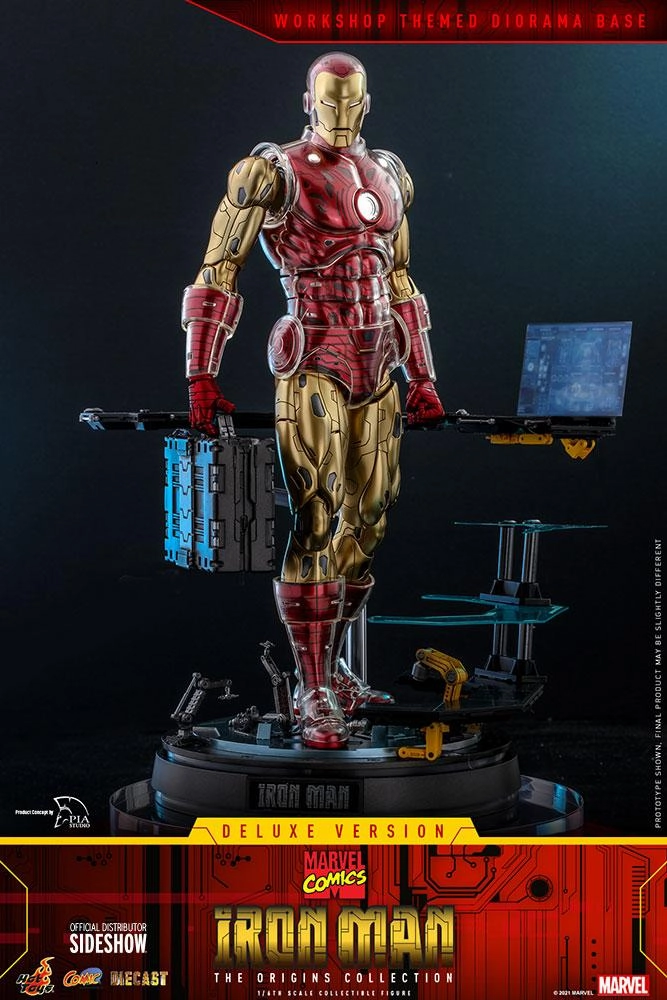 Hot Toys Comics Masterpiece Series Diecast - Iron Man (Deluxe)
