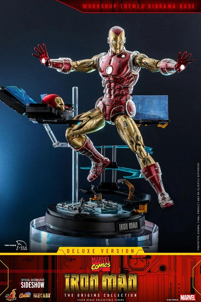 Hot Toys Comics Masterpiece Series Diecast - Iron Man (Deluxe)
