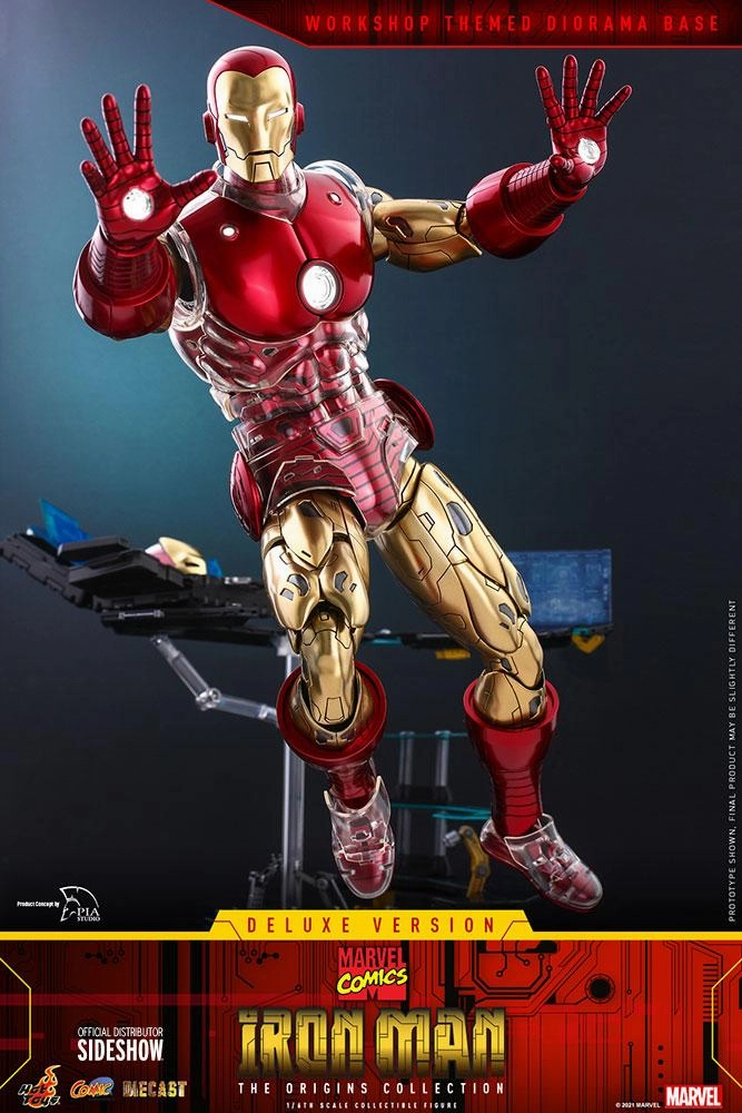 Hot Toys Comics Masterpiece Series Diecast - Iron Man (Deluxe)